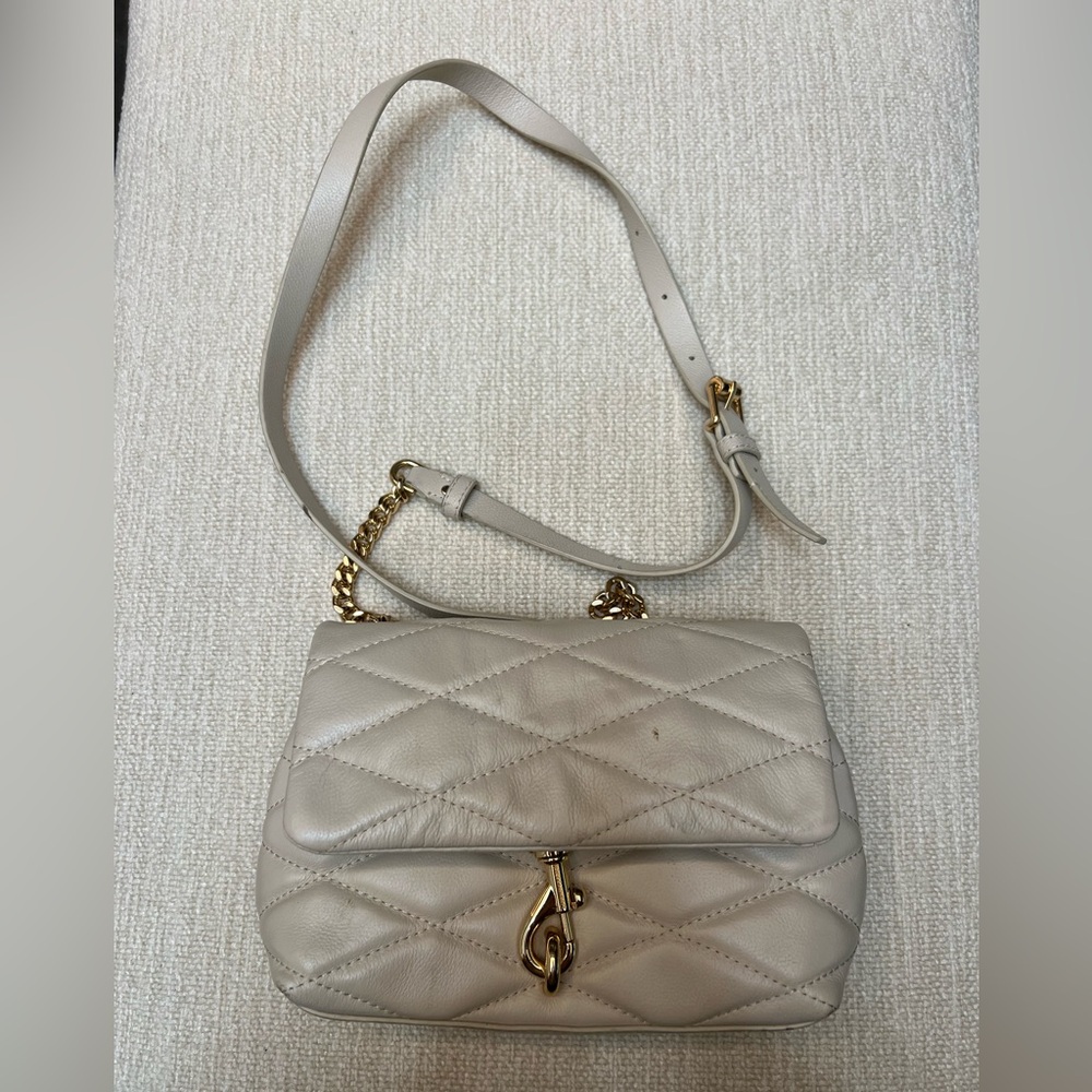Rebecca Minkoff Edie Diamond Quilt Leather Crossbody Bag